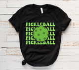 Retro Pickleball SVG