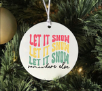 Let It Snow Retro SVG