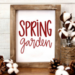 Spring Garden Svg