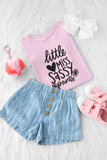 Little Miss Sassy Pants SVG