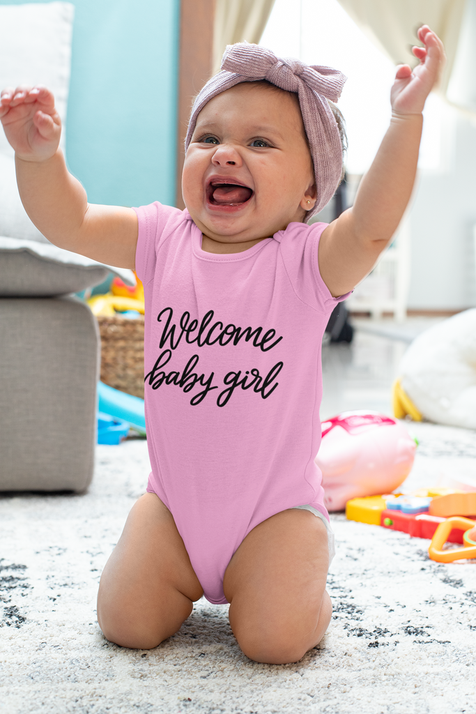 Welcome Baby Girl SVG – Heather Roberts Art