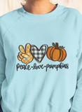 Peace Love Pumpkins Sublimation PNG