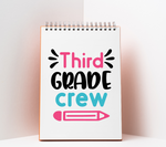 Third Grade Crew Svg