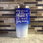 Being Gay is Like Glitter SVG