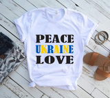 Peace Love Ukraine SVG