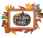 Welcome Fall Sublimation PNG