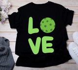 Love Pickleball SVG