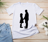 Father Daughter Silhouette SVG