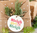 Sleigh Girl Retro SVG