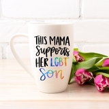 Mama Supports LGBT Son SVG