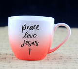 Peace Love Jesus SVG