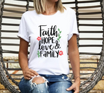 Faith Hope Love Family SVG