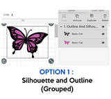 Layered Butterfly SVG