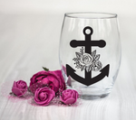 Floral Anchor SVG