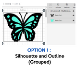 Layered Butterfly SVG