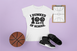 Dunked 100 Days of School SVG