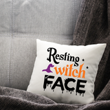 Resting Witch Face SVG