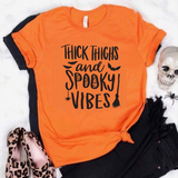 Thick Thighs and Spooky Vibes SVG