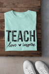 Teach Love Inspire SVG, Half Leopard SVG