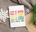 Let It Snow Retro SVG