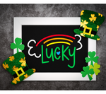 St. Patrick's Lucky Rainbow SVG