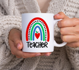 Teacher Rainbow SVG