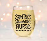 Santa's Favorite Nurse SVG