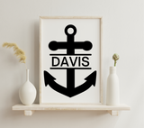 Anchor Split Frame SVG