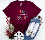 Merry and Bright Svg