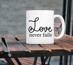 Love Never Fails SVG