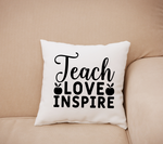 Teach Love Inspire SVG