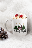 Silent Night Sublimation PNG