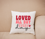 Loved All Day Every Day Retro Svg