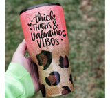 Thick Thighs Valentine Vibes SVG