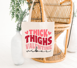 Thick Thigh Valentine Vibes Retro Svg