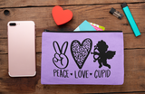 Peace Love Cupid SVG