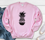 Pineapple Split Monogram SVG