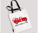 Valentine Red Truck SVG