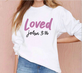 Loved SVG, John 3:16 SVG