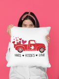 Valentine Red Truck SVG