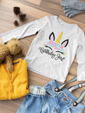 Unicorn Birthday Girl SVG