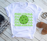 Retro Pickleball SVG