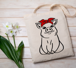 Pig with Bandana SVG