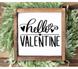 Hello Valentine SVG