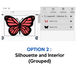 Layered Butterfly SVG