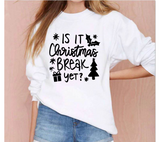 Is It Christmas Break Yet SVG