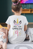 Ninth Unicorn Birthday SVG