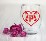 Baseball Softball Heart Monograms SVG Bundle