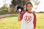 Baseball Softball Heart Monograms SVG Bundle