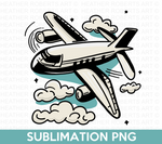 Airplane Sublimation PNG